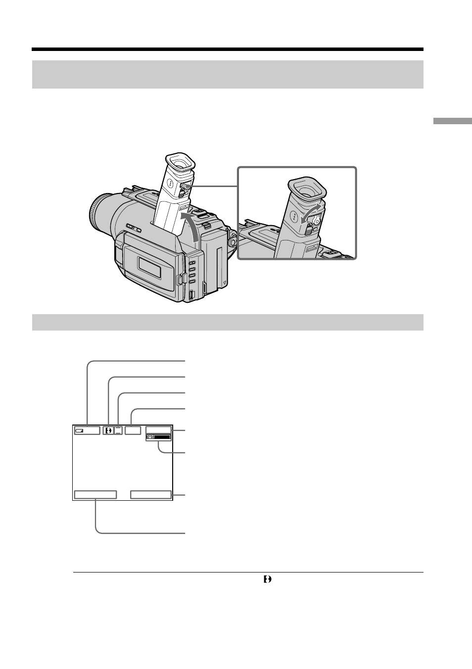 Indicators displayed in the recording mode, Recording a picture | Sony DCR-TRV520 User Manual | Page 19 / 132