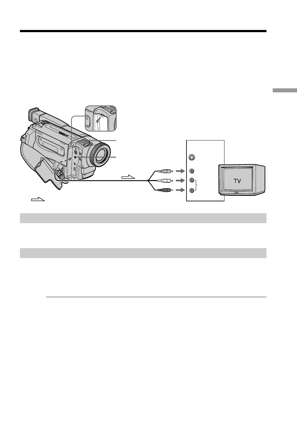 Viewing the recording on tv | Sony DCR-TRV520 User Manual | Page 27 / 132