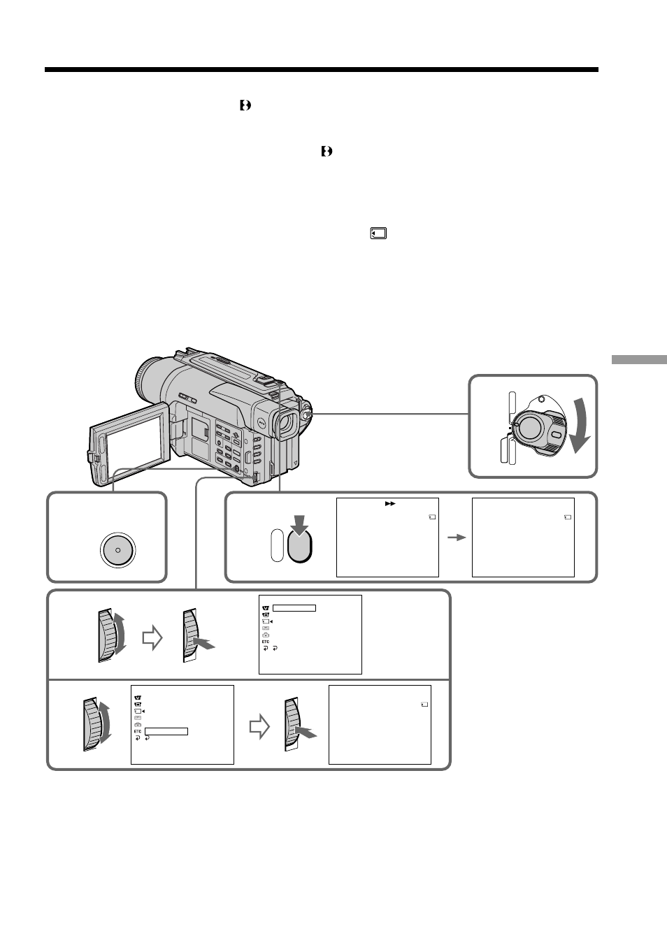 Copying still images from a tape – photo save, Copying still images from a tape, Photo save | Sony DCR-TRV520 User Manual | Page 87 / 132