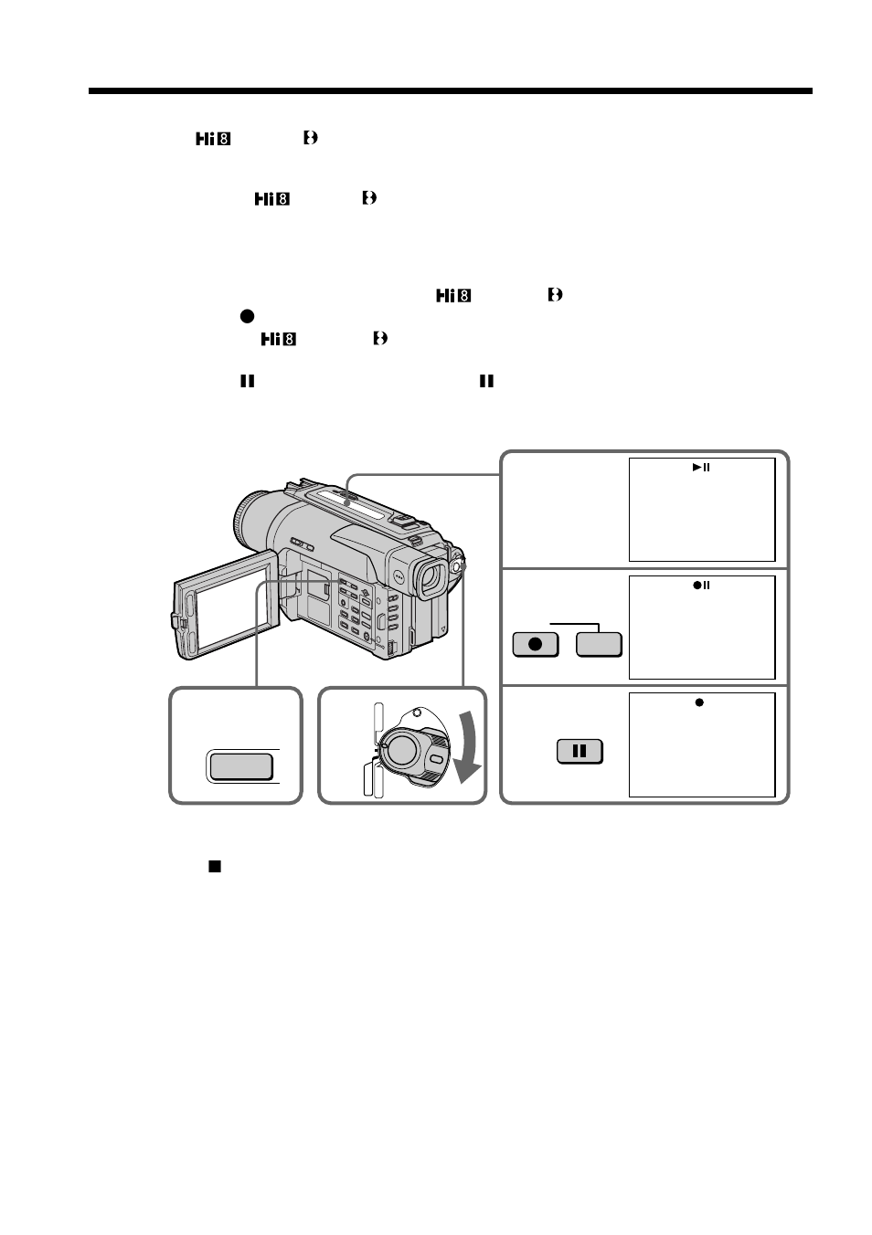 Copying the image recorded on, Memory stick” to tapes | Sony DCR-TRV520 User Manual | Page 92 / 132