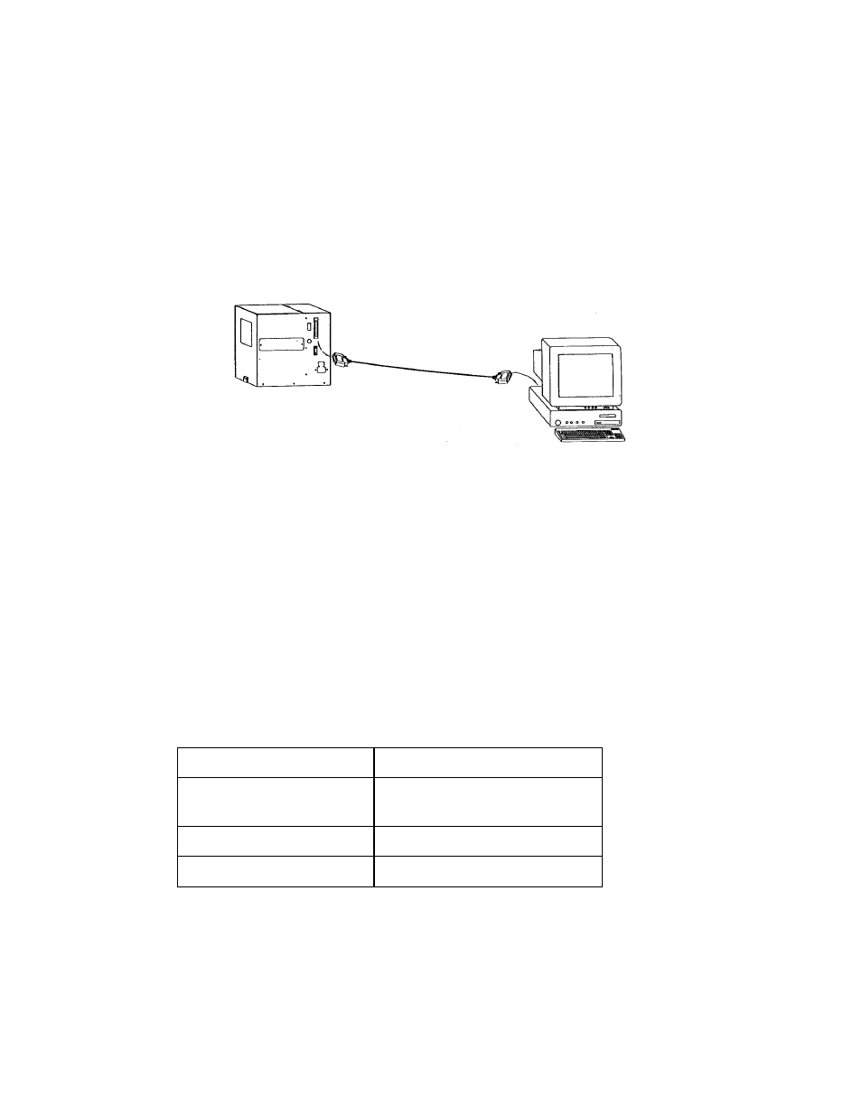 Connecting the printer to your host, Figure 9 - communication cable | AMT Datasouth 4000 User Manual | Page 18 / 79