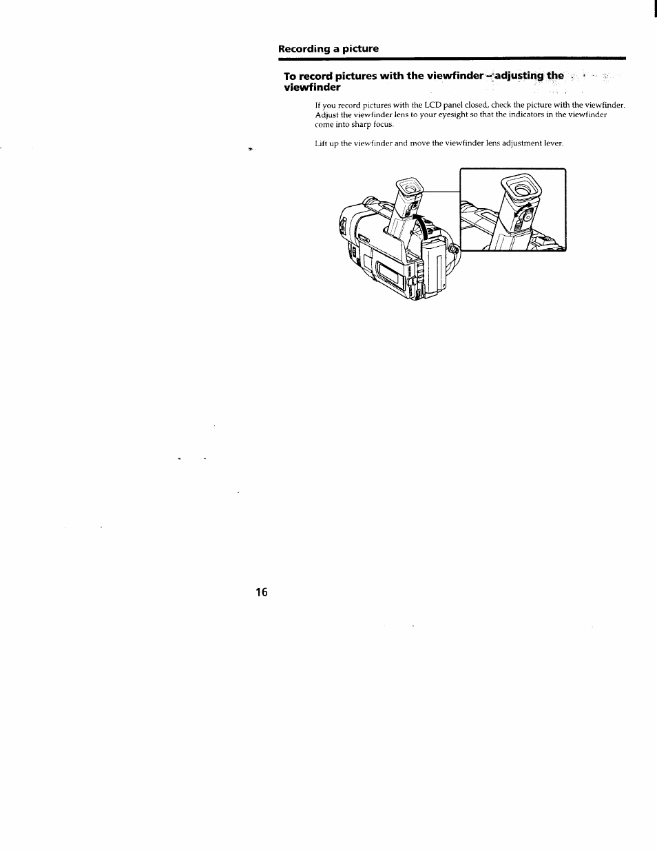 Sony CCD-TRV66 User Manual | Page 16 / 84