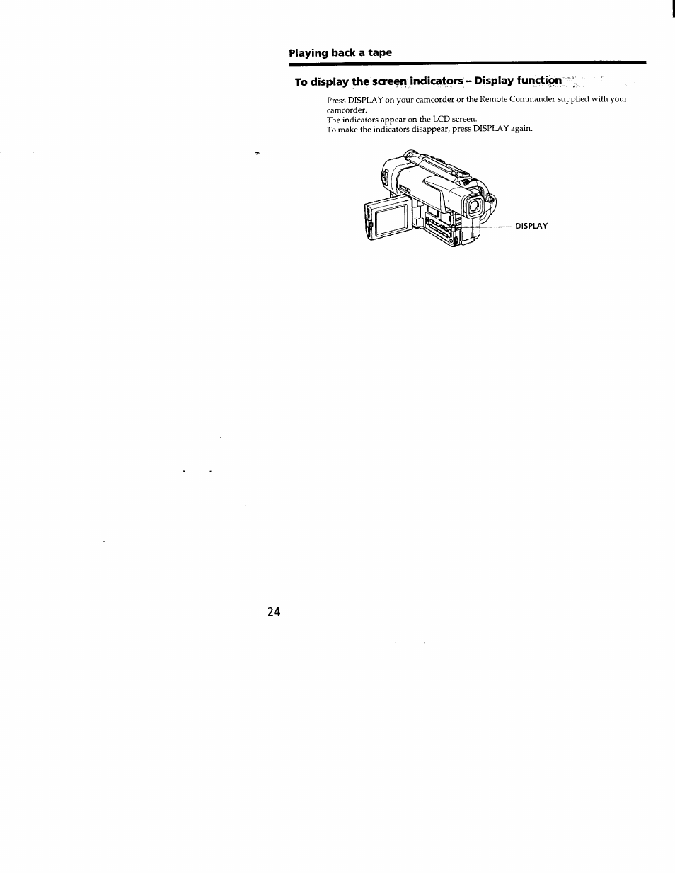 Sony CCD-TRV66 User Manual | Page 24 / 84