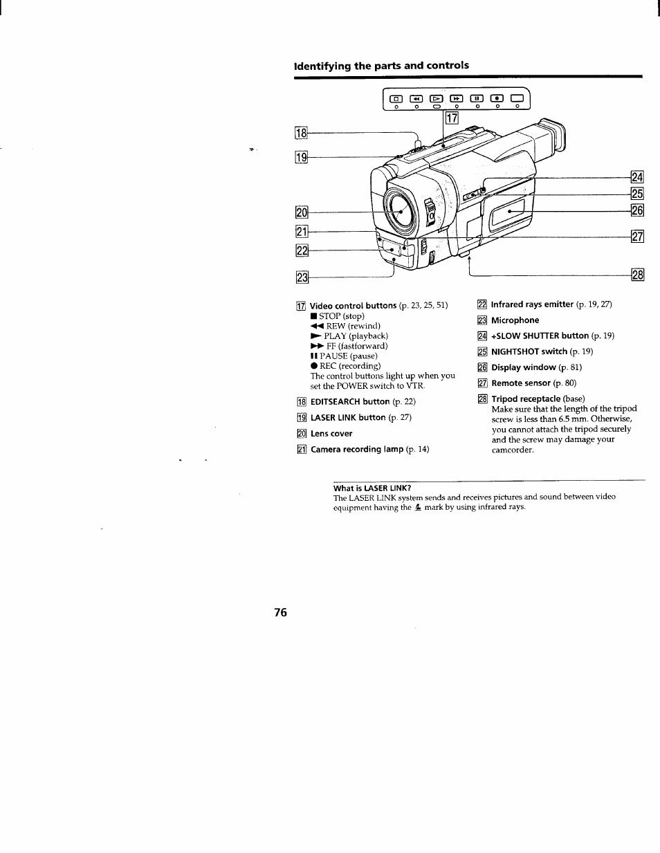 Sony CCD-TRV66 User Manual | Page 76 / 84