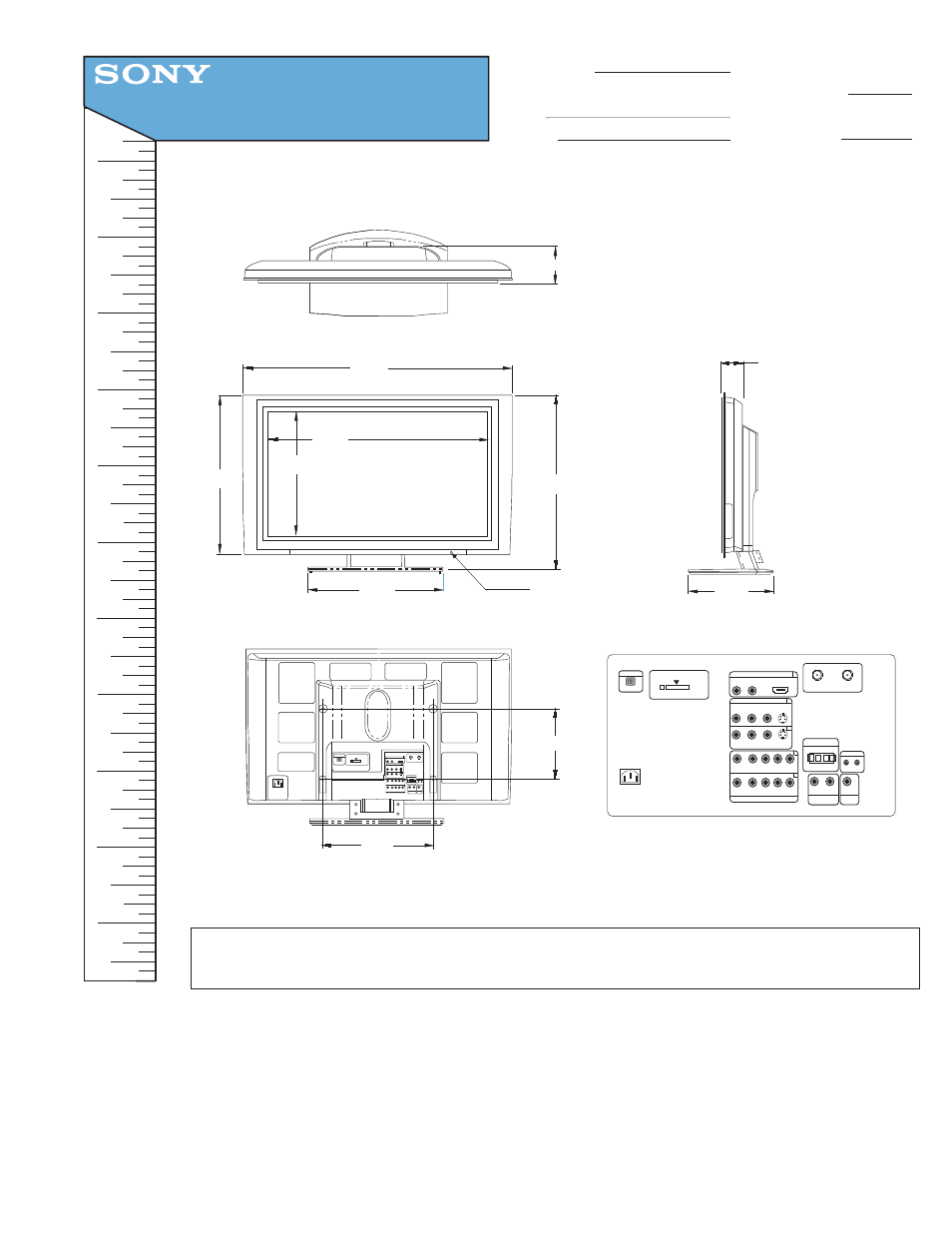 Sony KDE-50XS955 User Manual | 1 page