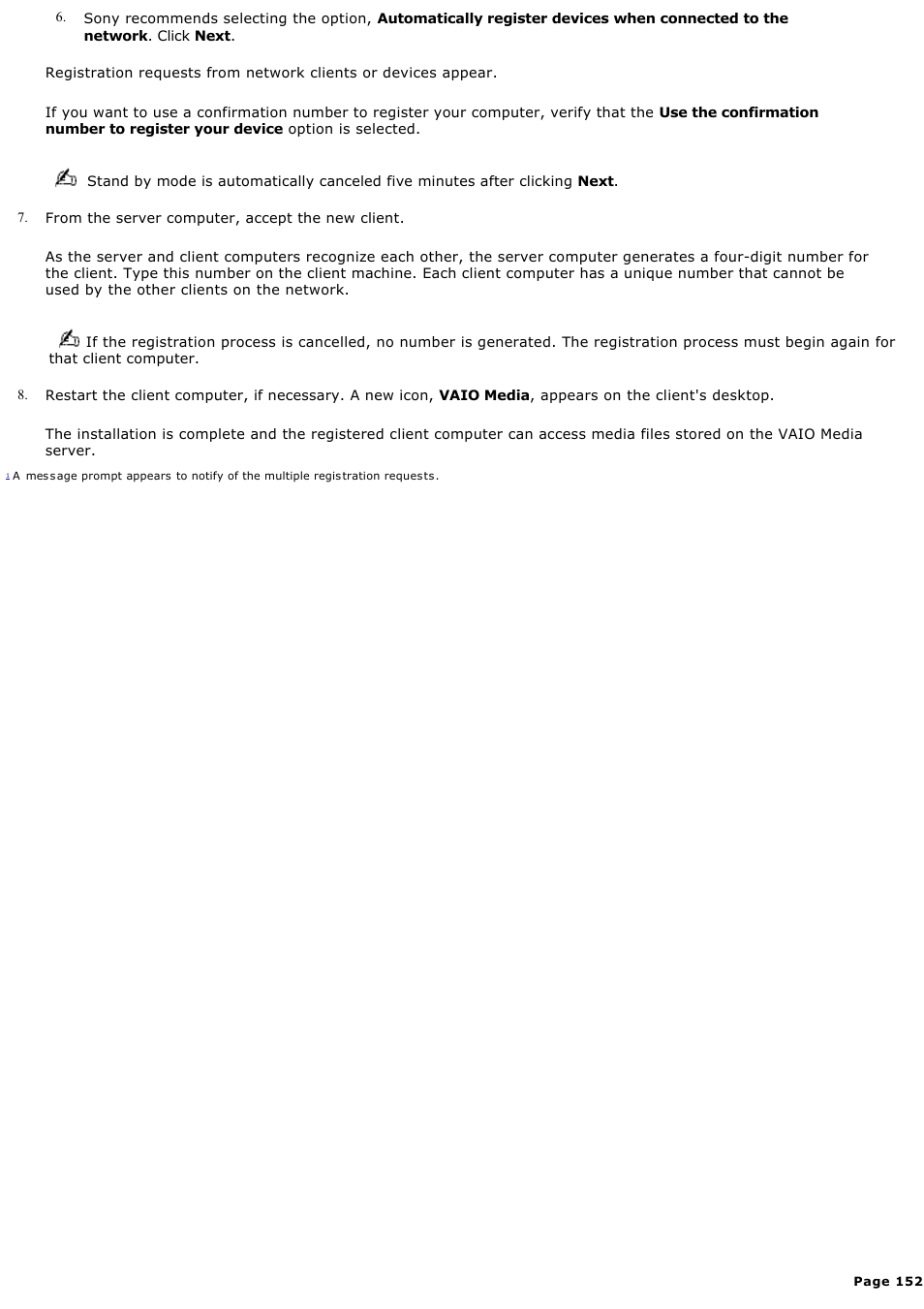 Sony VGC-RA710G User Manual | Page 152 / 262