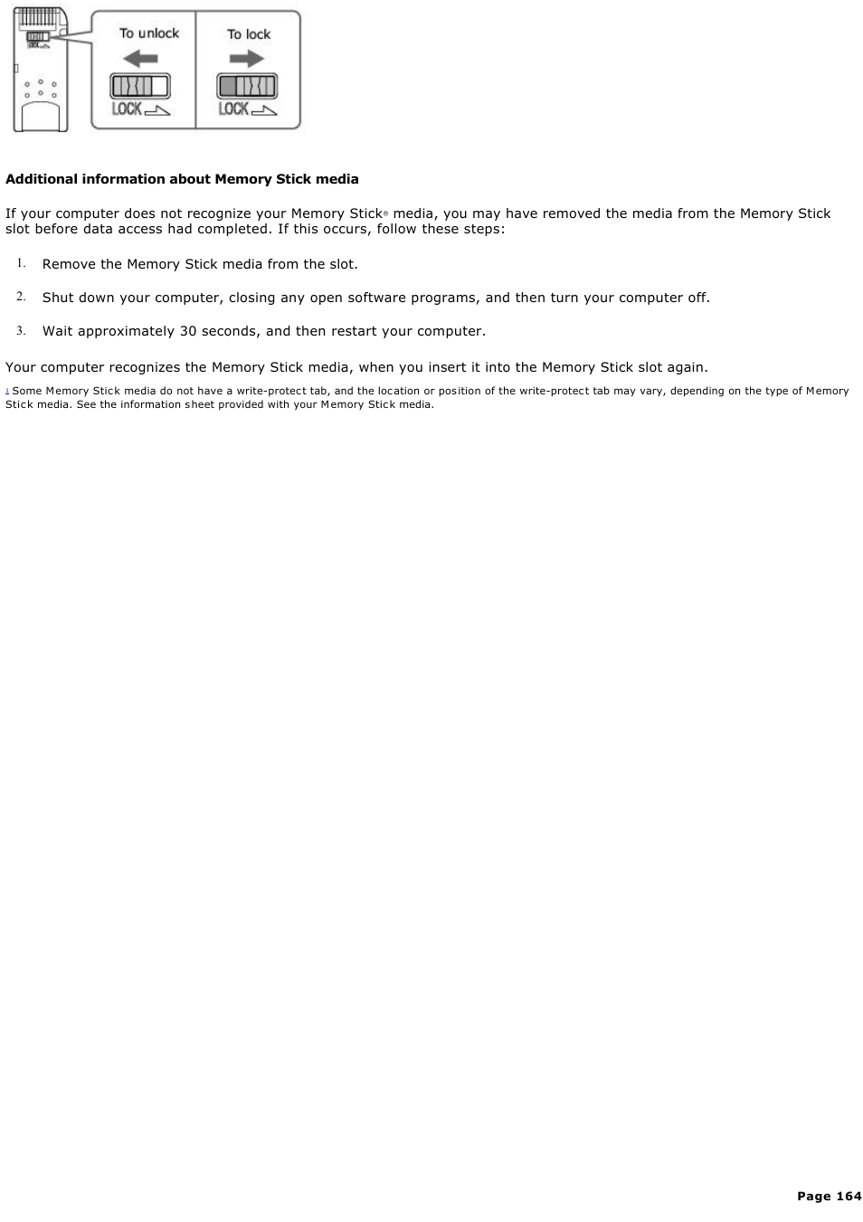 Sony VGC-RA710G User Manual | Page 164 / 262