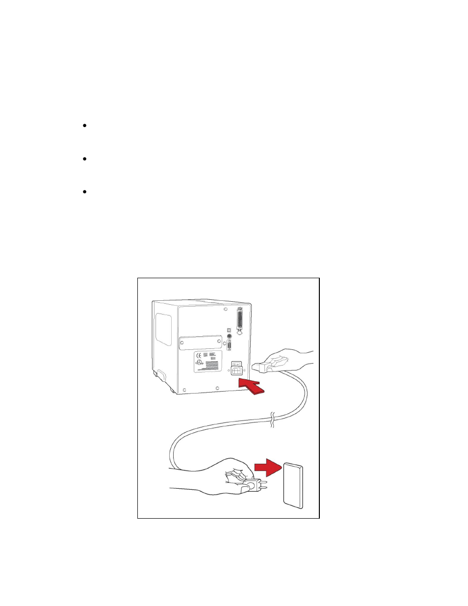 Placing the printer, Connecting the power cord | AMT Datasouth 4600 User Manual | Page 7 / 83