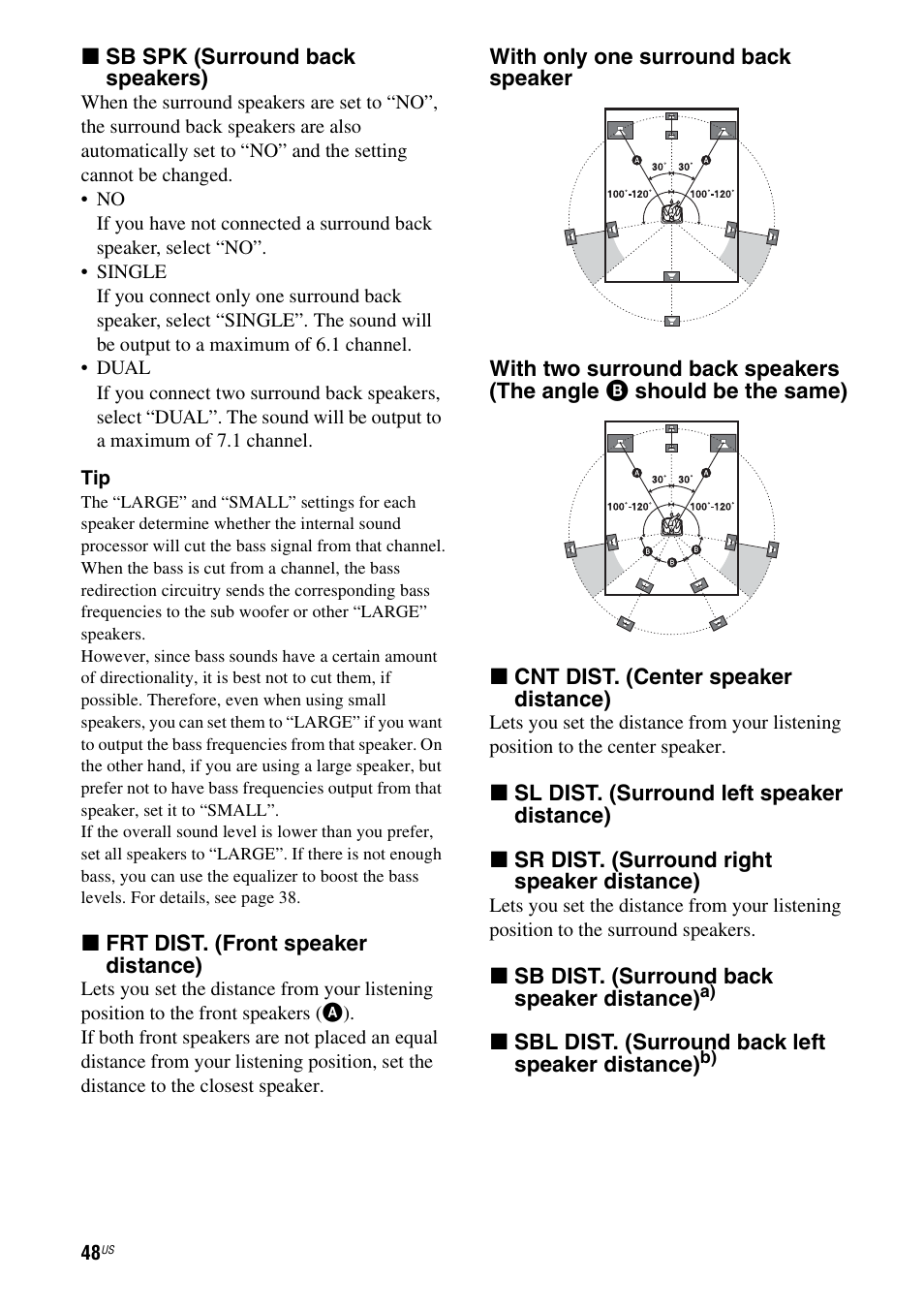 Sony STR-DG720 User Manual | Page 48 / 92
