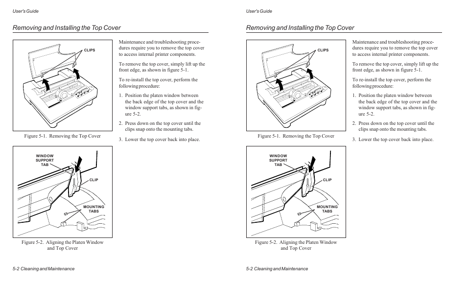 Removing and installing the top cover | AMT Datasouth ACCEL-6300 User Manual | Page 109 / 257