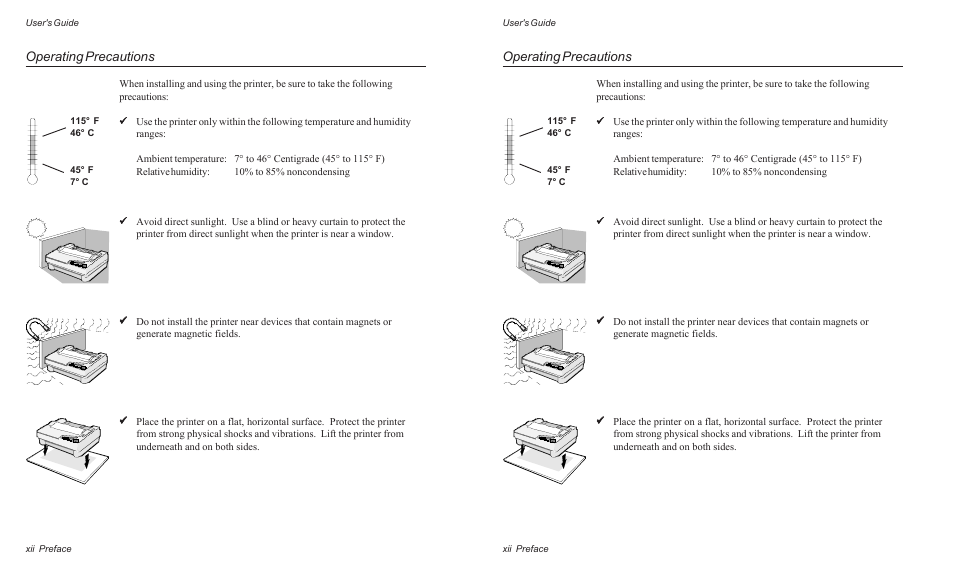 Operating precautions | AMT Datasouth ACCEL-6300 User Manual | Page 13 / 257