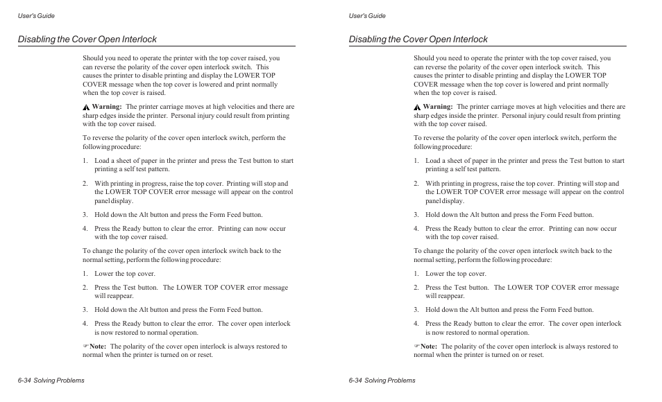 Disabling the cover open interlock | AMT Datasouth ACCEL-6300 User Manual | Page 151 / 257