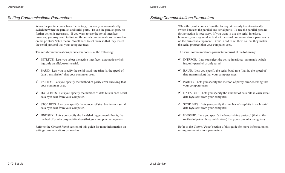 Setting communications parameters | AMT Datasouth ACCEL-6300 User Manual | Page 43 / 257