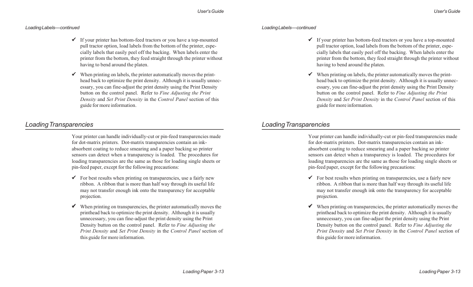 Loading transparencies | AMT Datasouth ACCEL-6300 User Manual | Page 58 / 257