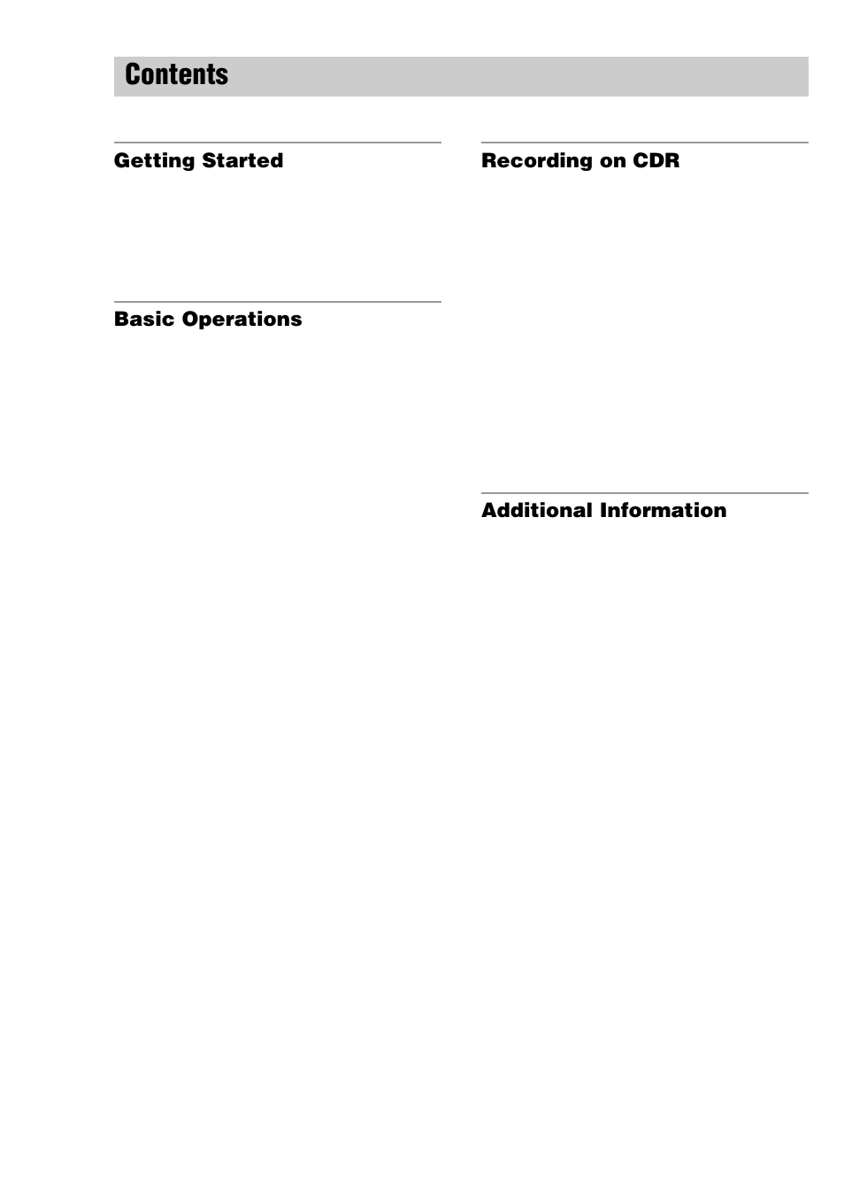 Sony RCD-W3 User Manual | Page 4 / 24