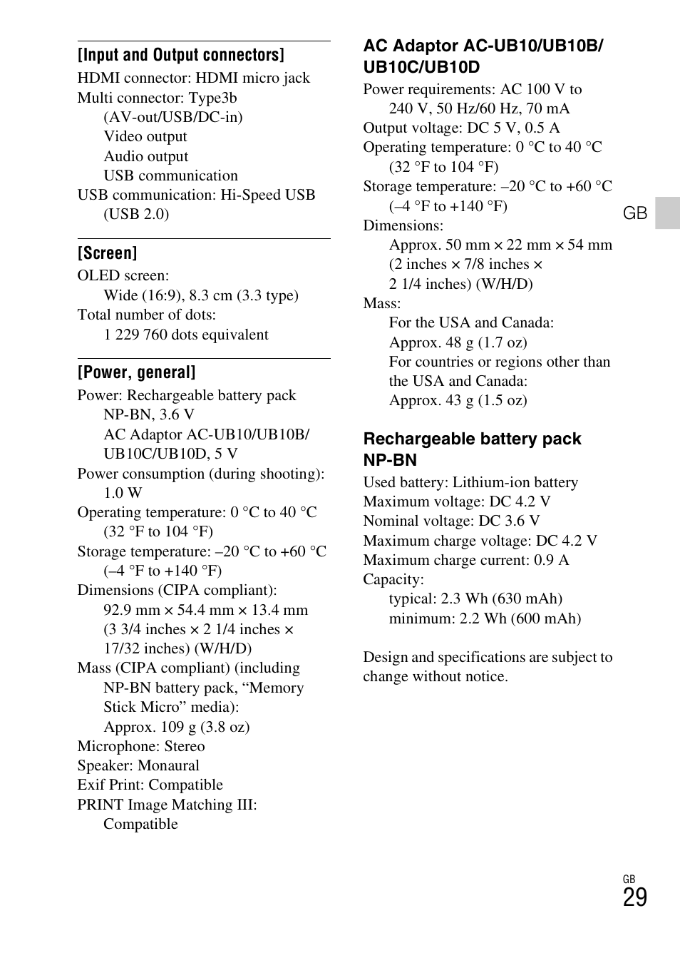 Sony DSC-TX66 User Manual | Page 29 / 64