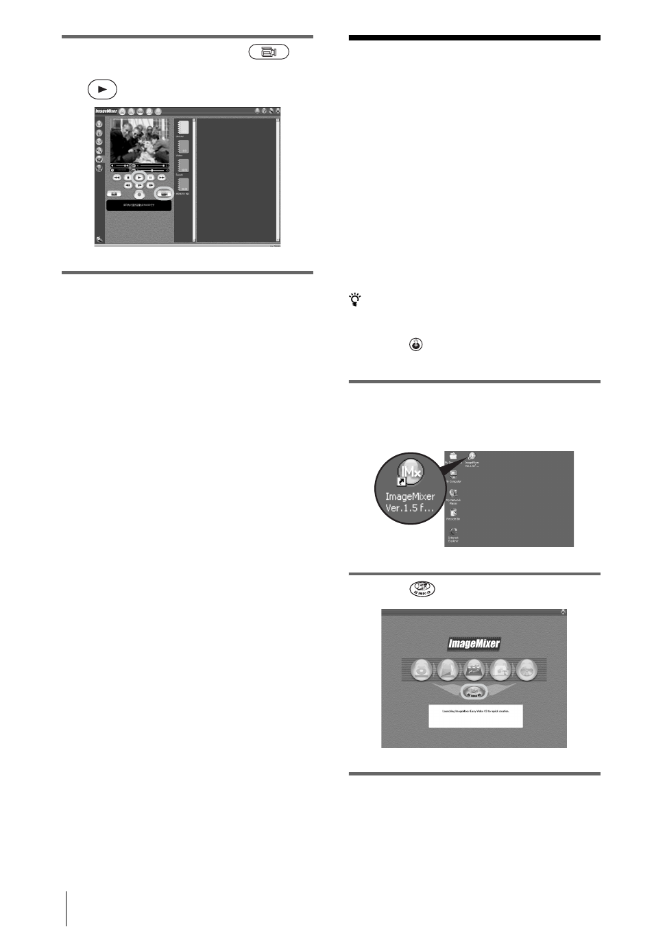 Creating video cds | Sony DCR-IP1 User Manual | Page 24 / 48