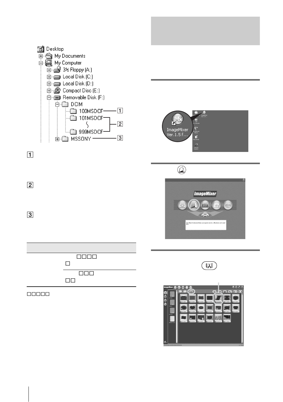 Editing still images on your computer | Sony DCR-IP1 User Manual | Page 28 / 48