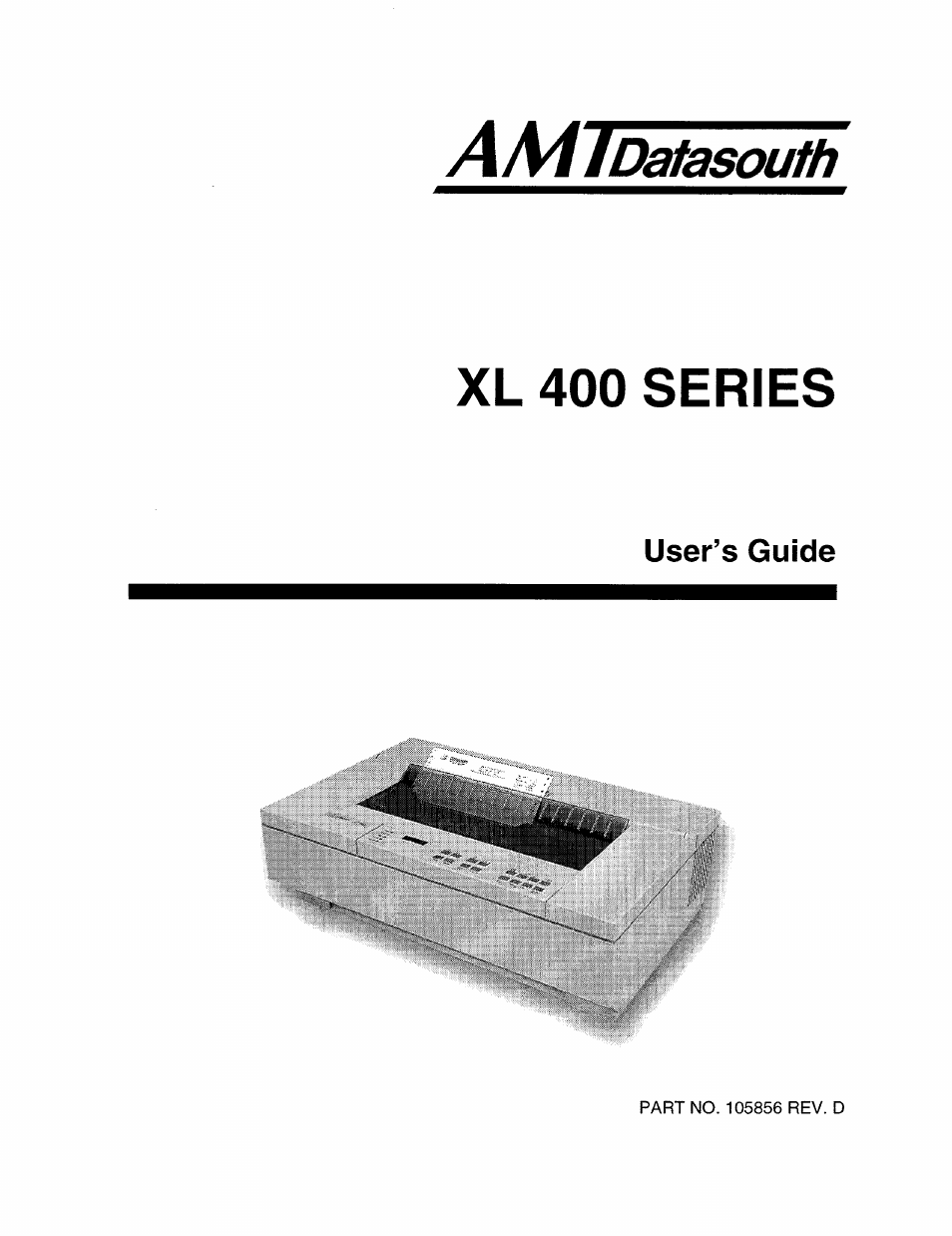 AMT Datasouth 41AY89AR777 User Manual | 202 pages