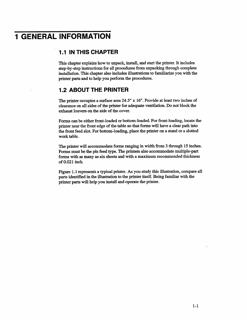 1 general information, 1 general information -1 | AMT Datasouth 41AY89AR777 User Manual | Page 12 / 202
