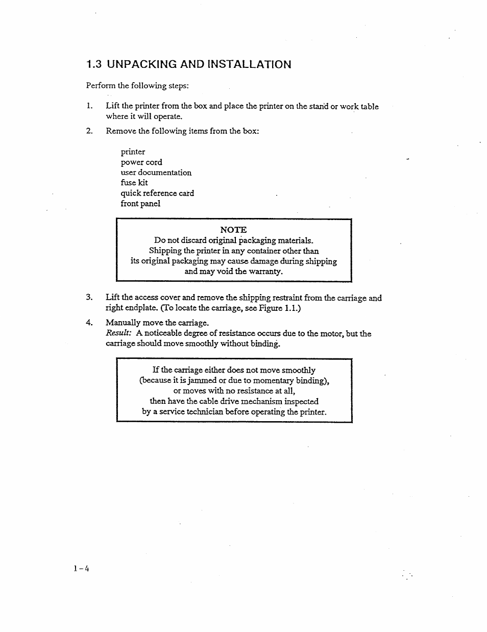 3 unpacking and installation, Unpacking and installation -4 | AMT Datasouth 41AY89AR777 User Manual | Page 15 / 202