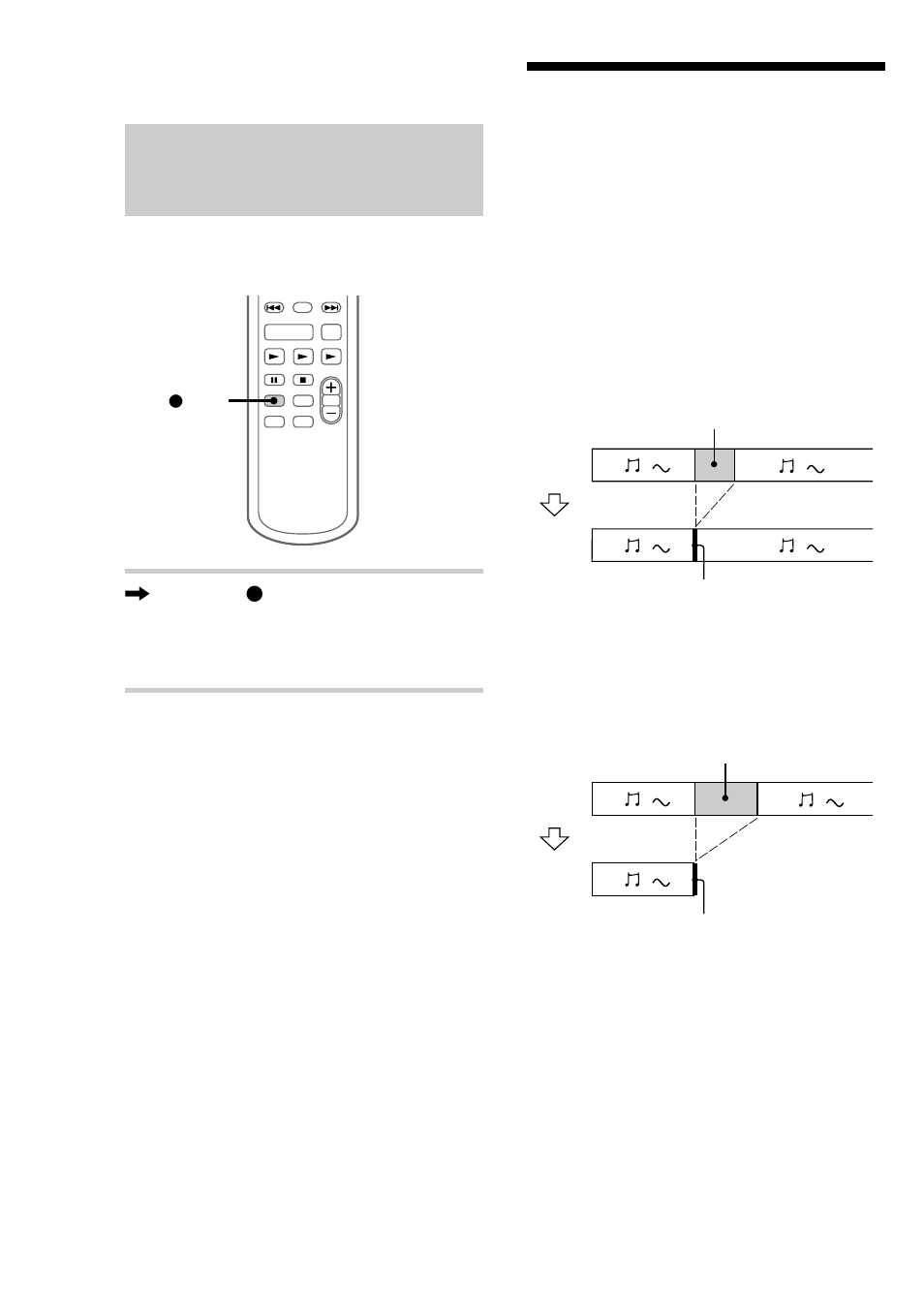 Making a space between tracks 3 seconds long | Sony DHC-MD595 User Manual | Page 34 / 76