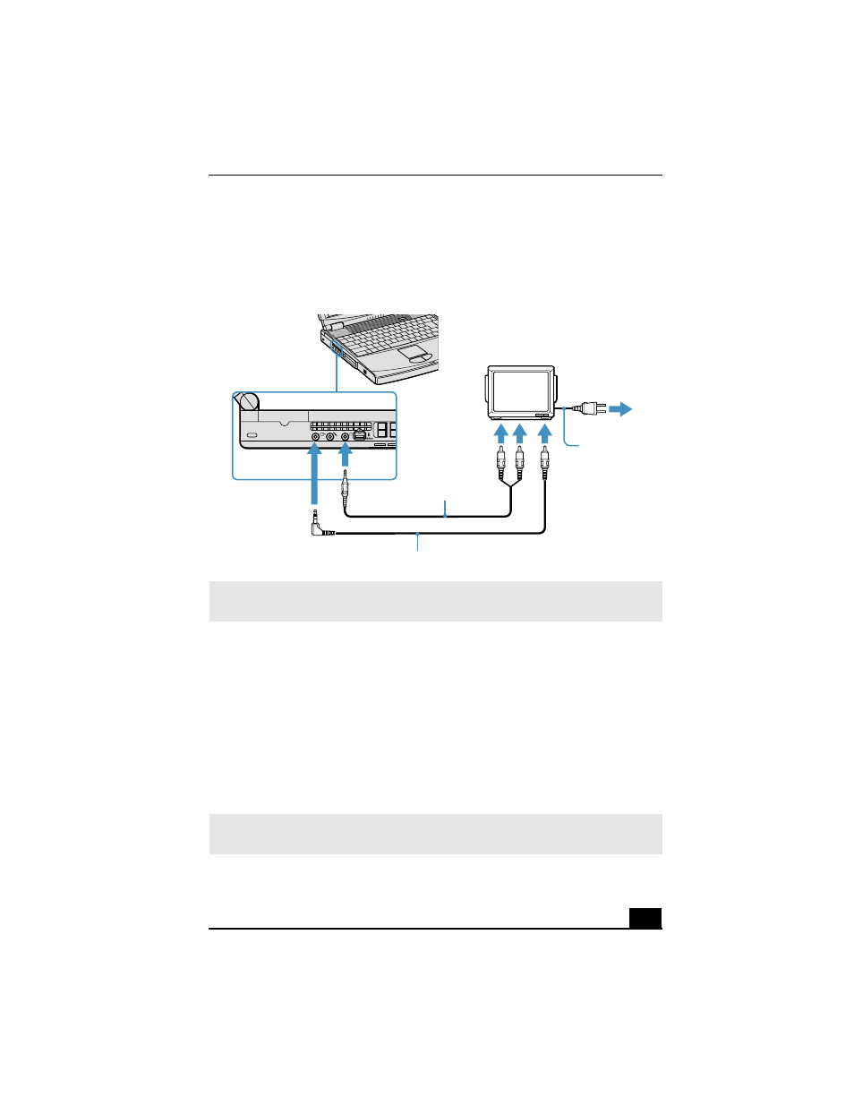 Connecting an av device | Sony PCG-FXA33 User Manual | Page 47 / 114