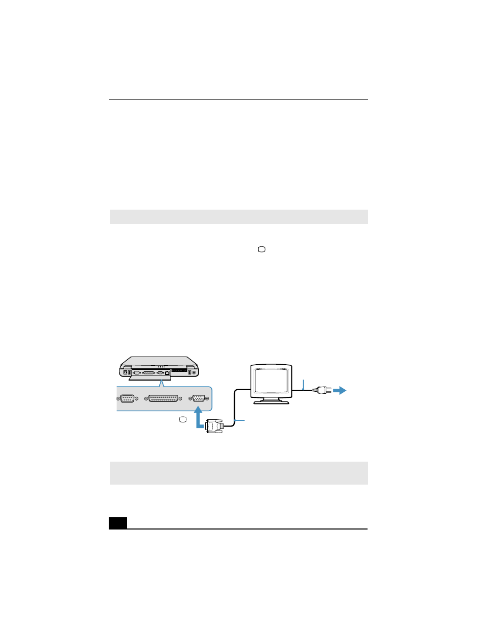 Connecting an external display, To connect a computer display | Sony PCG-FXA33 User Manual | Page 50 / 114