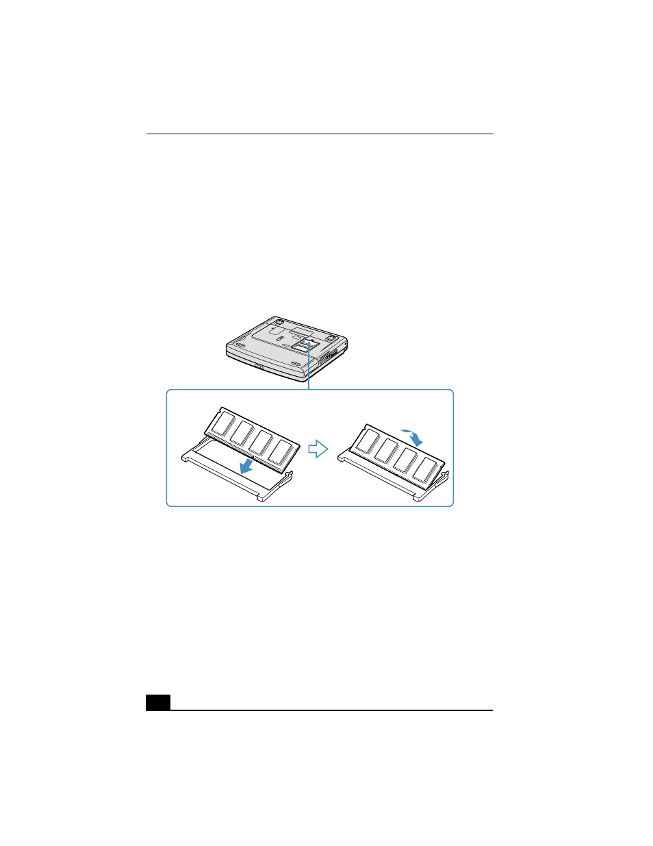 Installing a memory module | Sony PCG-FXA33 User Manual | Page 72 / 114