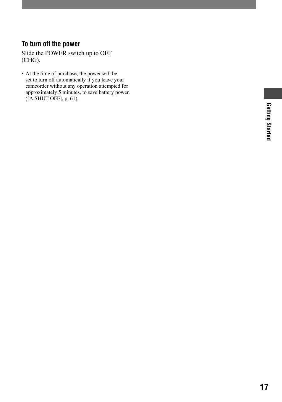 Sony HDR-HC1 User Manual | Page 17 / 123