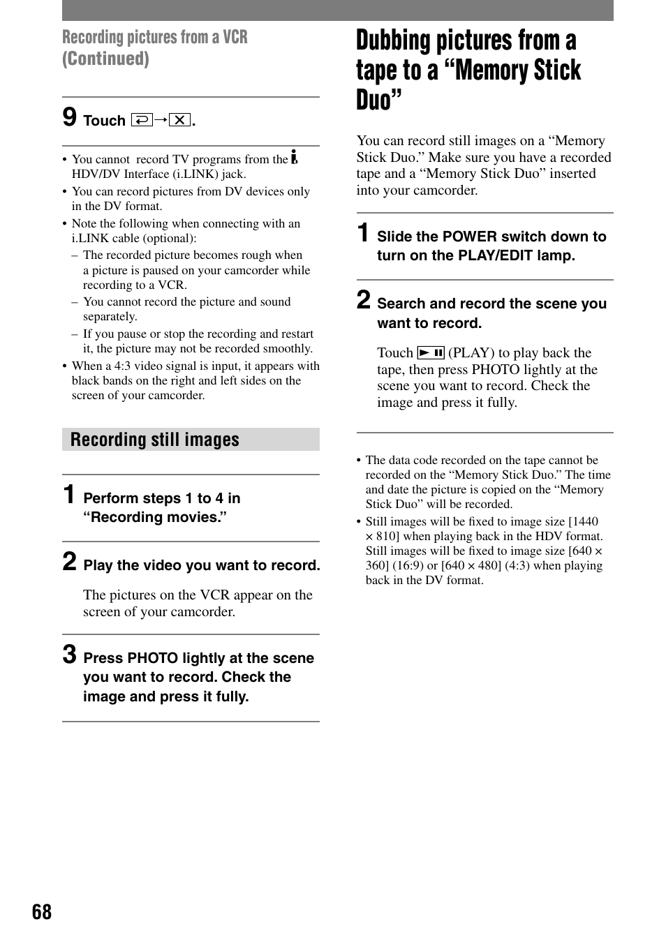 Sony HDR-HC1 User Manual | Page 68 / 123