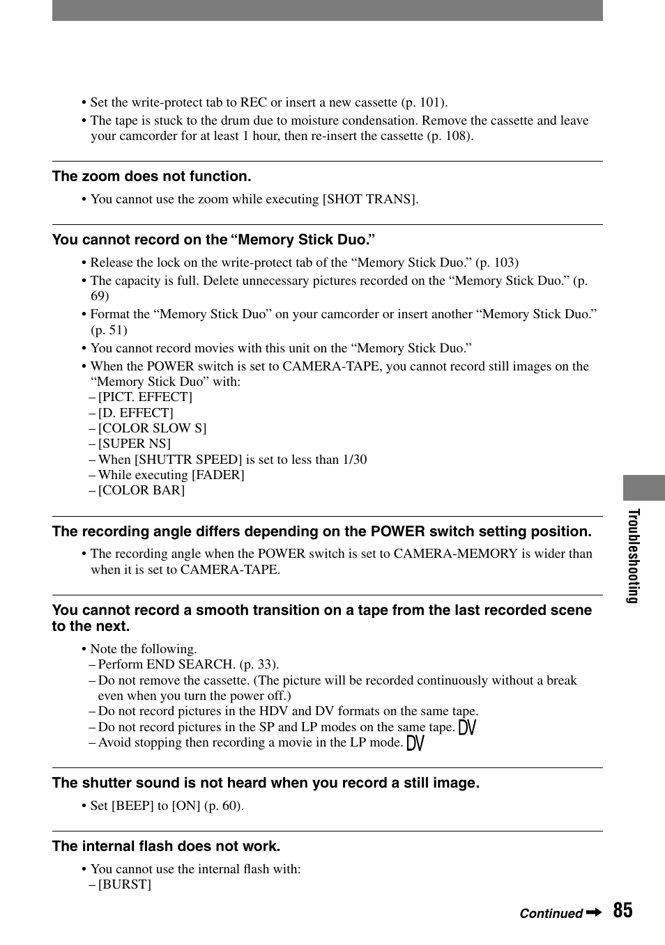 Sony HDR-HC1 User Manual | Page 85 / 123