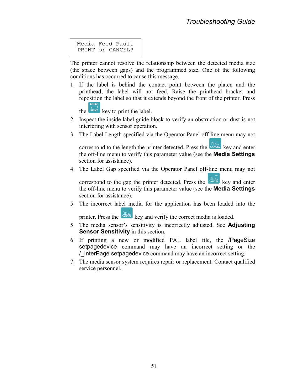 Troubleshooting guide | AMT Datasouth Codewriter 4500 Series User Manual | Page 61 / 94