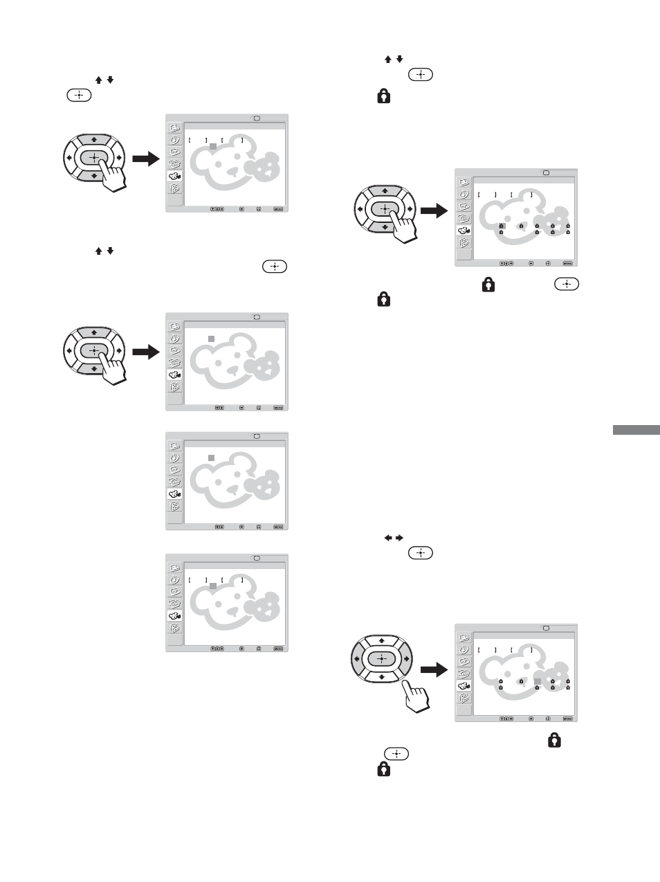 Using advanced features, Continued) | Sony KLV-23M1 User Manual | Page 67 / 80