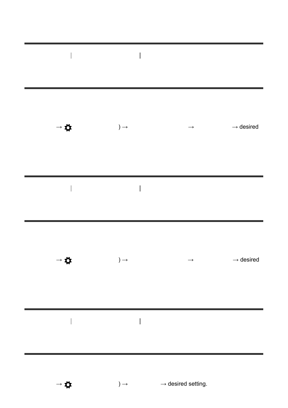 Function of the right button [137, Function of the down button [138, Dial setup [139 | Function of the right button, Function of the down button, Dial setup | Sony ILCE-7S User Manual | Page 134 / 248