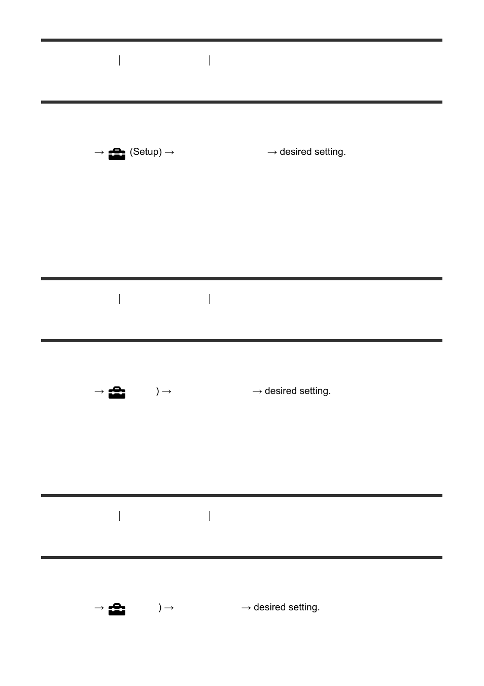 Volume settings [187, Audio signals [188, Finder color temp | Volume settings, Audio signals | Sony ILCE-7S User Manual | Page 164 / 248