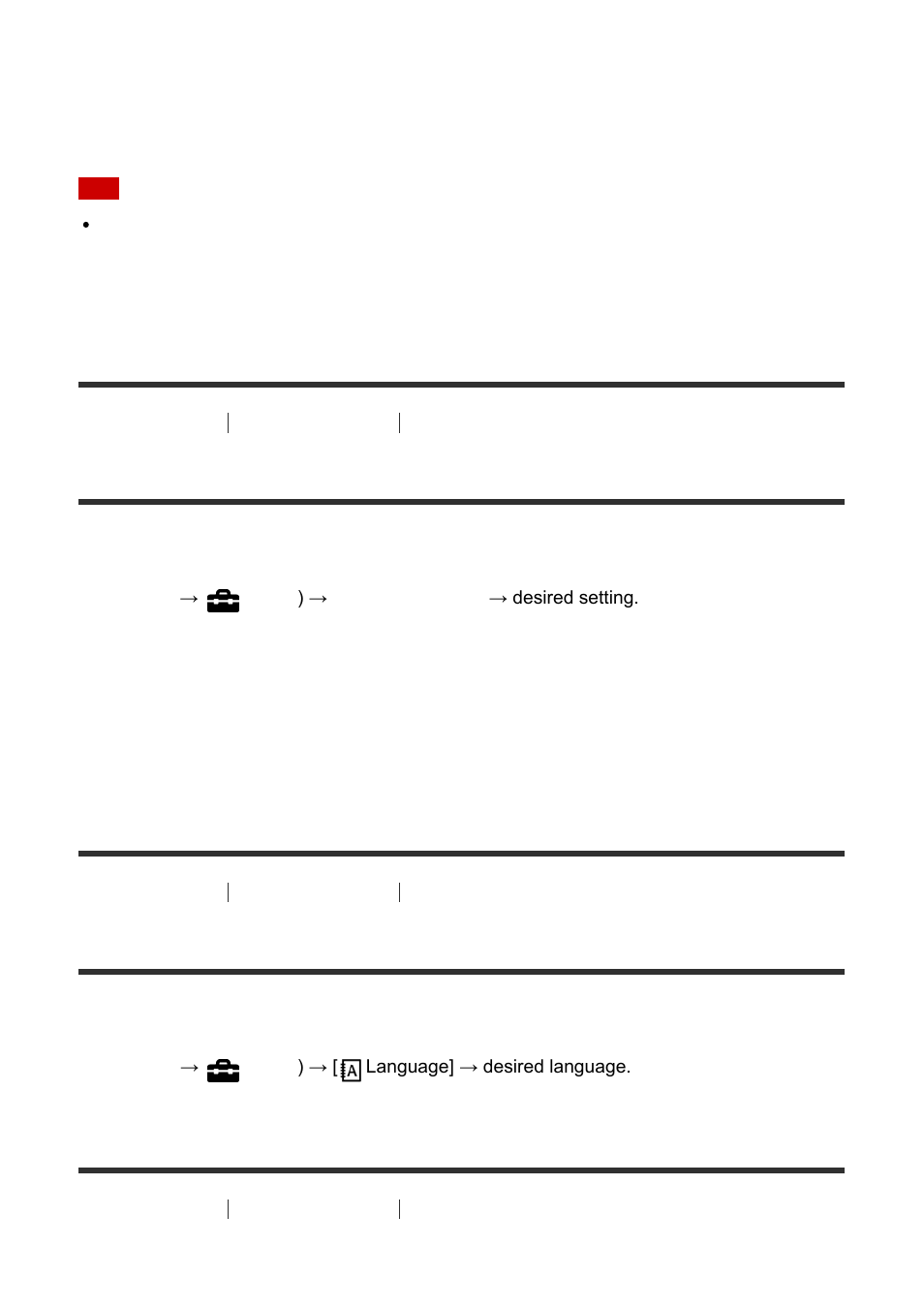 Usb lun setting [208, Language [209, Date/time setup [210 | Usb lun setting, Language, Date/time setup | Sony ILCE-7S User Manual | Page 178 / 248