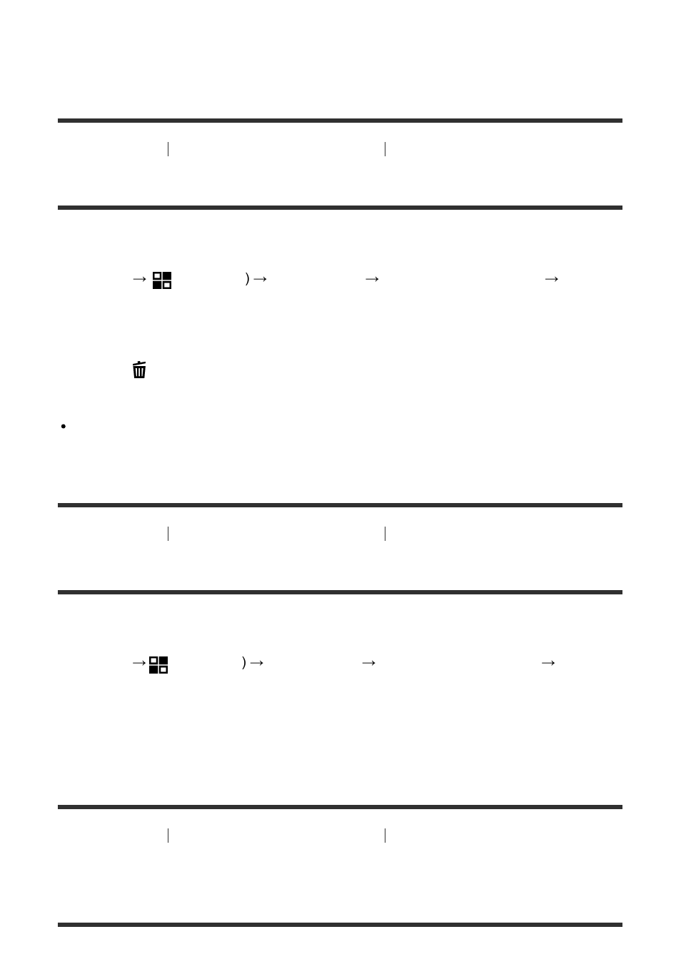 Uninstalling applications [245, Changing the order of applications [246, Uninstalling applications | Changing the order of applications | Sony ILCE-7S User Manual | Page 200 / 248