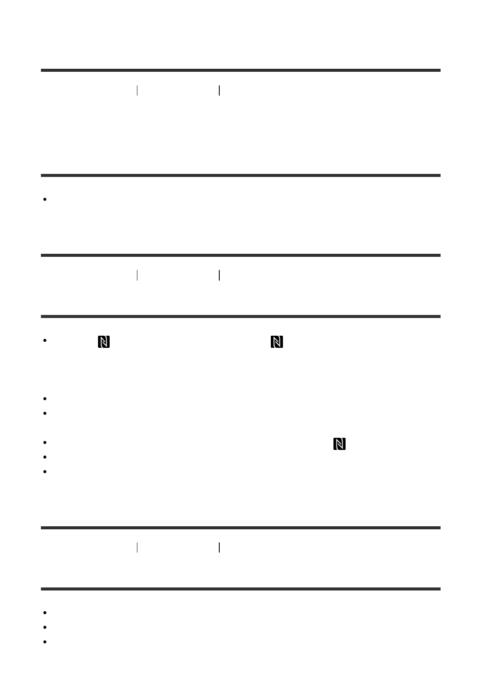 You cannot use one-touch connection (nfc). [322, The computer does not recognize this product. [323, You cannot use one-touch connection (nfc) | The computer does not recognize this product | Sony ILCE-7S User Manual | Page 241 / 248