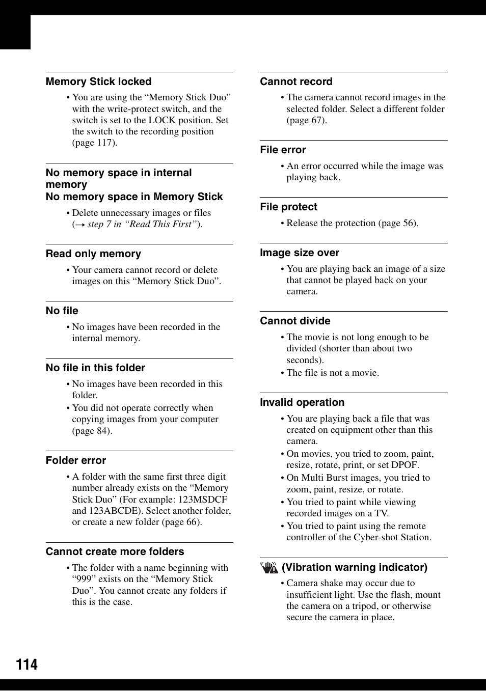 Sony DSC-N1 User Manual | Page 114 / 132