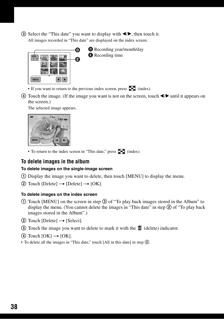 Sony DSC-N1 User Manual | Page 38 / 132