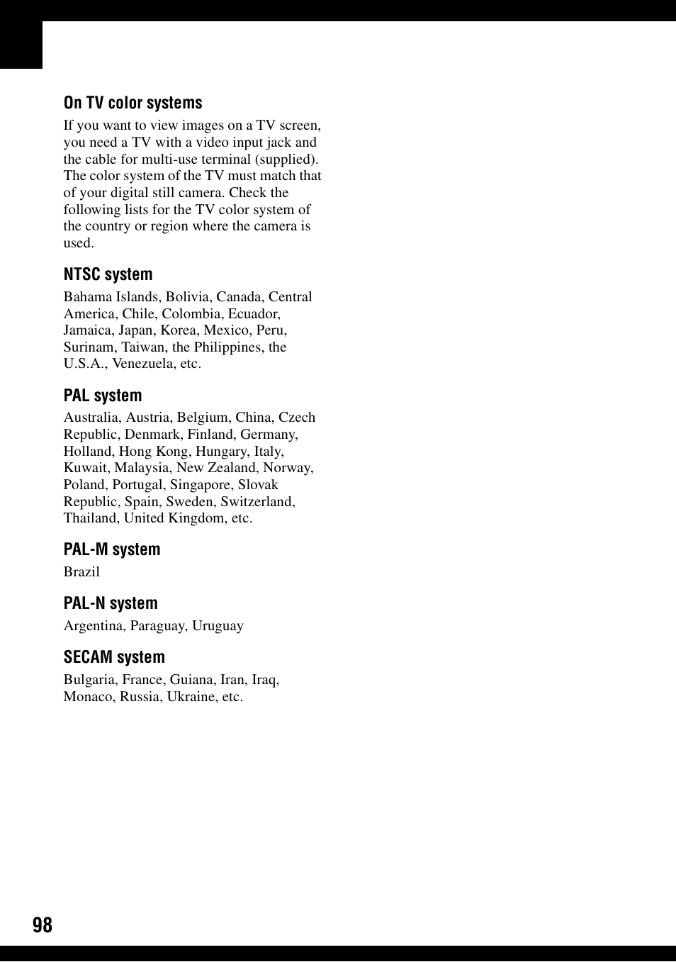 Sony DSC-N1 User Manual | Page 98 / 132