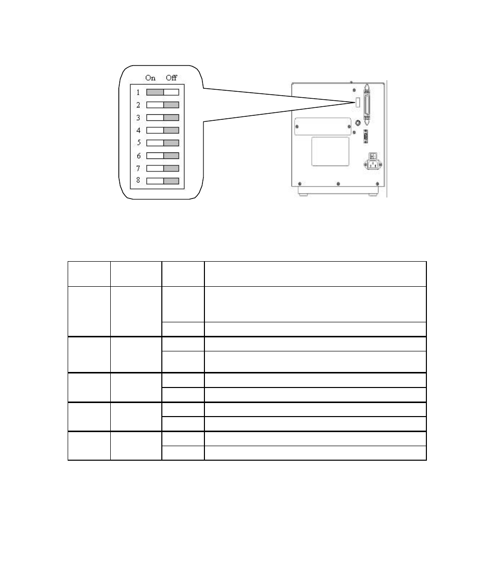 Back panel switches | AMT Datasouth 6000 User Manual | Page 45 / 82