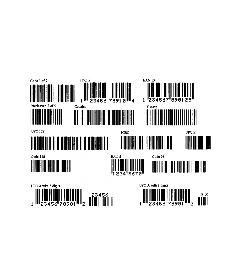 Internal bar codes | AMT Datasouth 6000 User Manual | Page 80 / 82