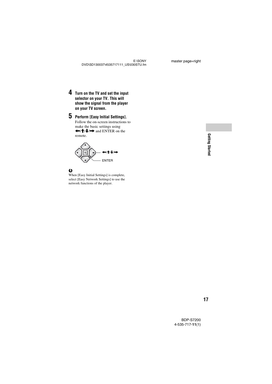 Sony BDP-S7200 User Manual | Page 17 / 48