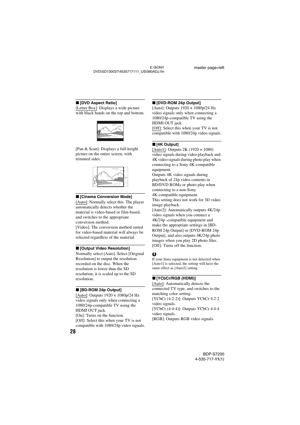 Sony BDP-S7200 User Manual | Page 28 / 48