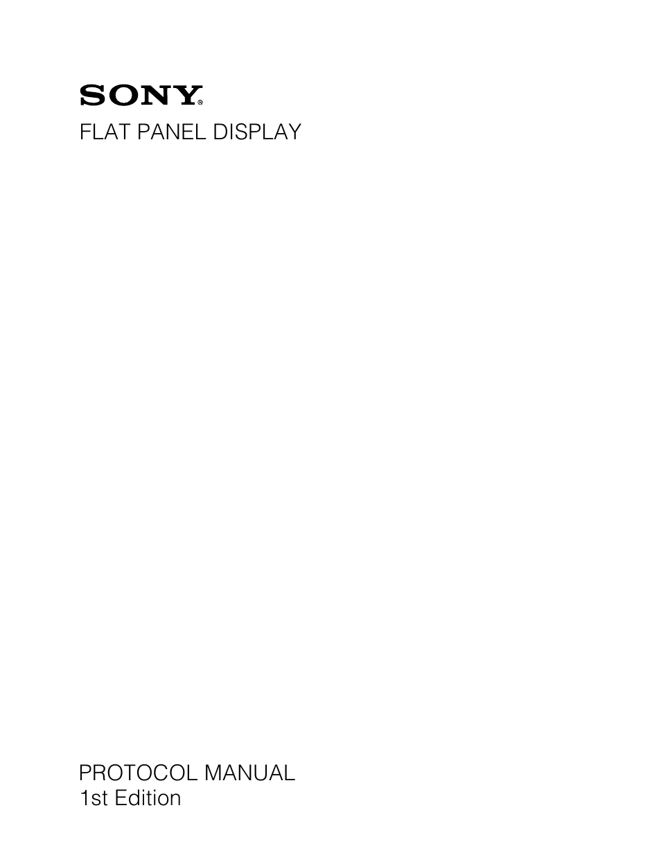 Sony FWD-42PX2 User Manual | 26 pages