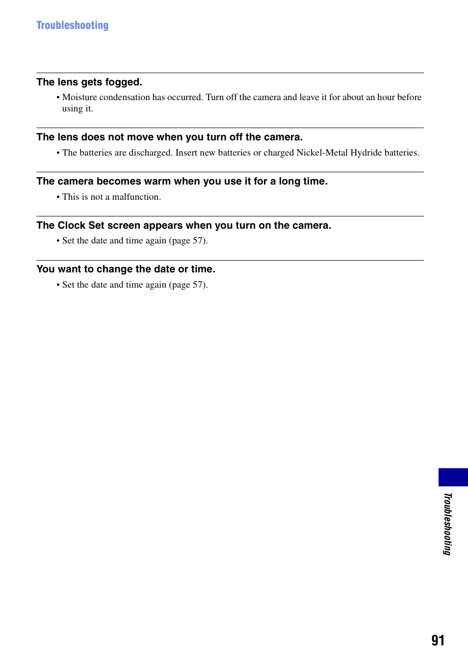 Sony DSC-S730 User Manual | Page 91 / 100