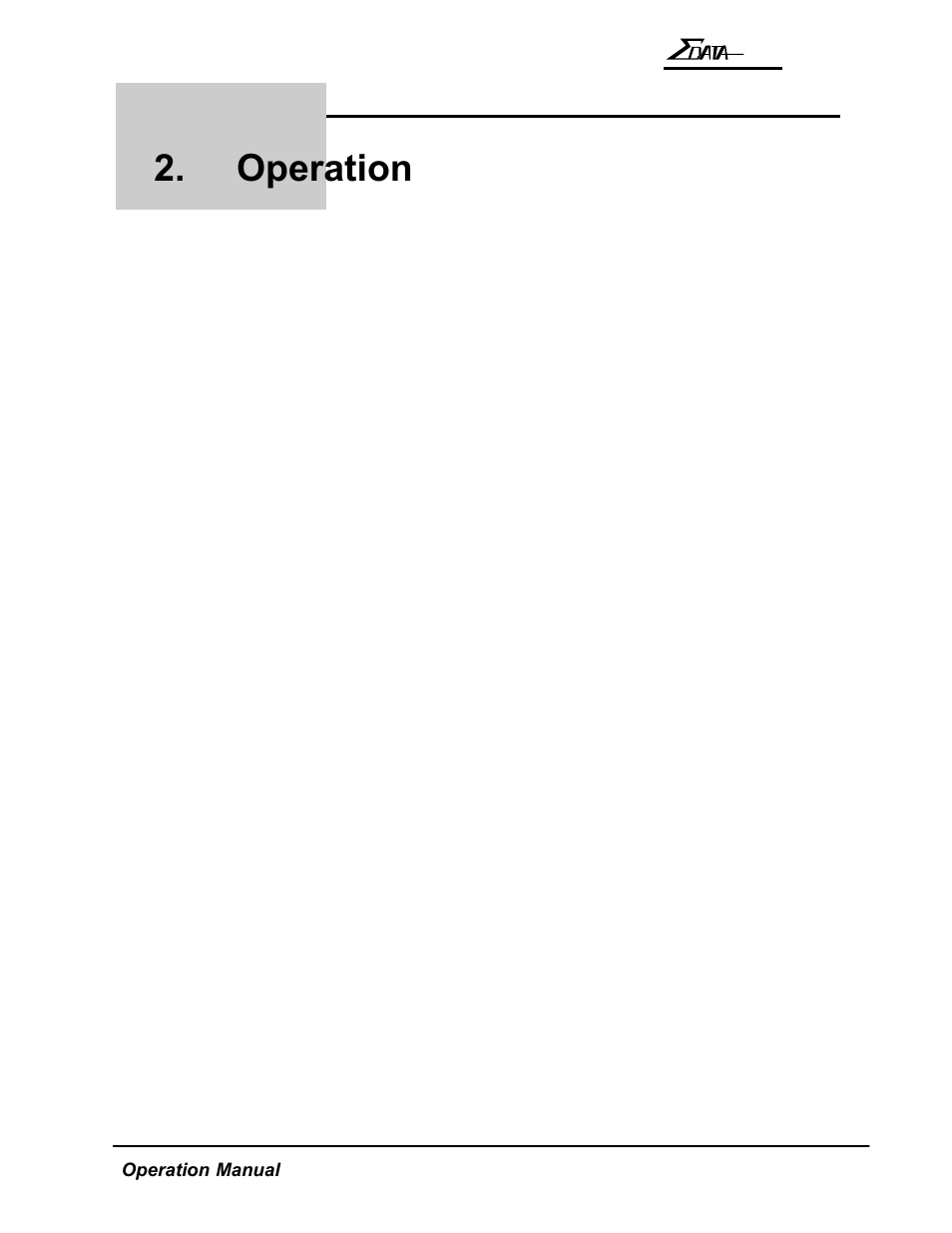 Operation | AMT Datasouth 7200 User Manual | Page 20 / 72