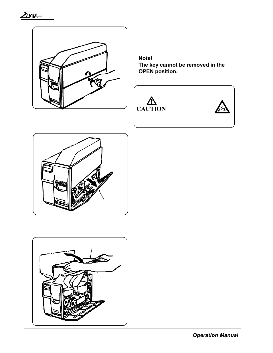 Caution | AMT Datasouth 7200 User Manual | Page 29 / 72